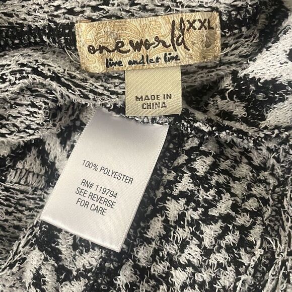 One World Charming Art Tunic Top XXL Snow - Picture 6 of 7